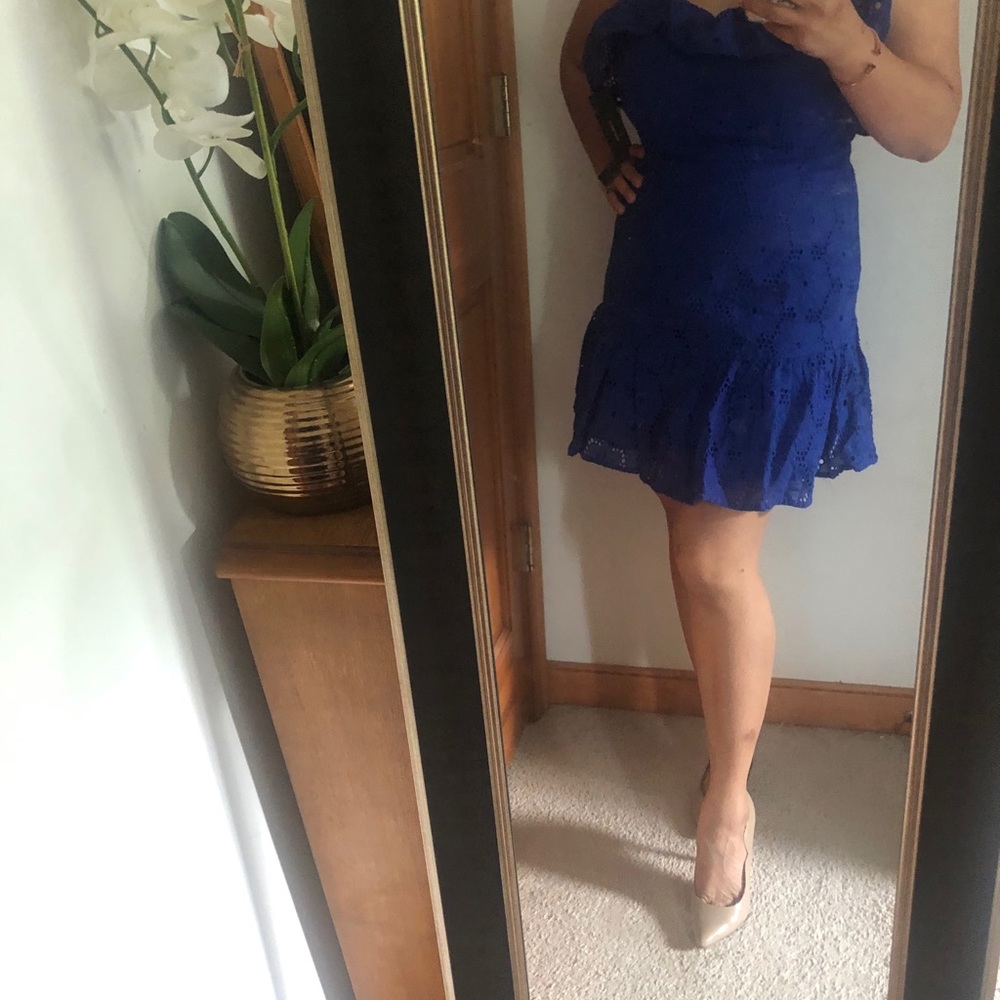 Blue dress